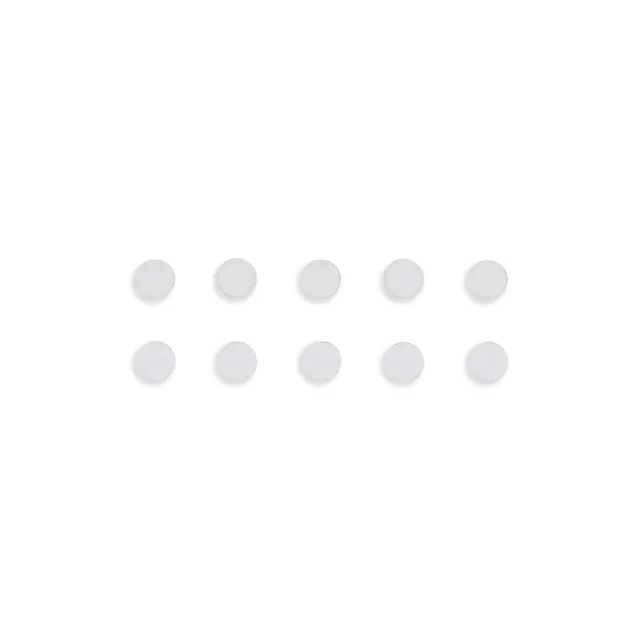 bi-office-lot-de-10-aimants-ronds-25-mm-blancs-pour-tableau-blanc image 1