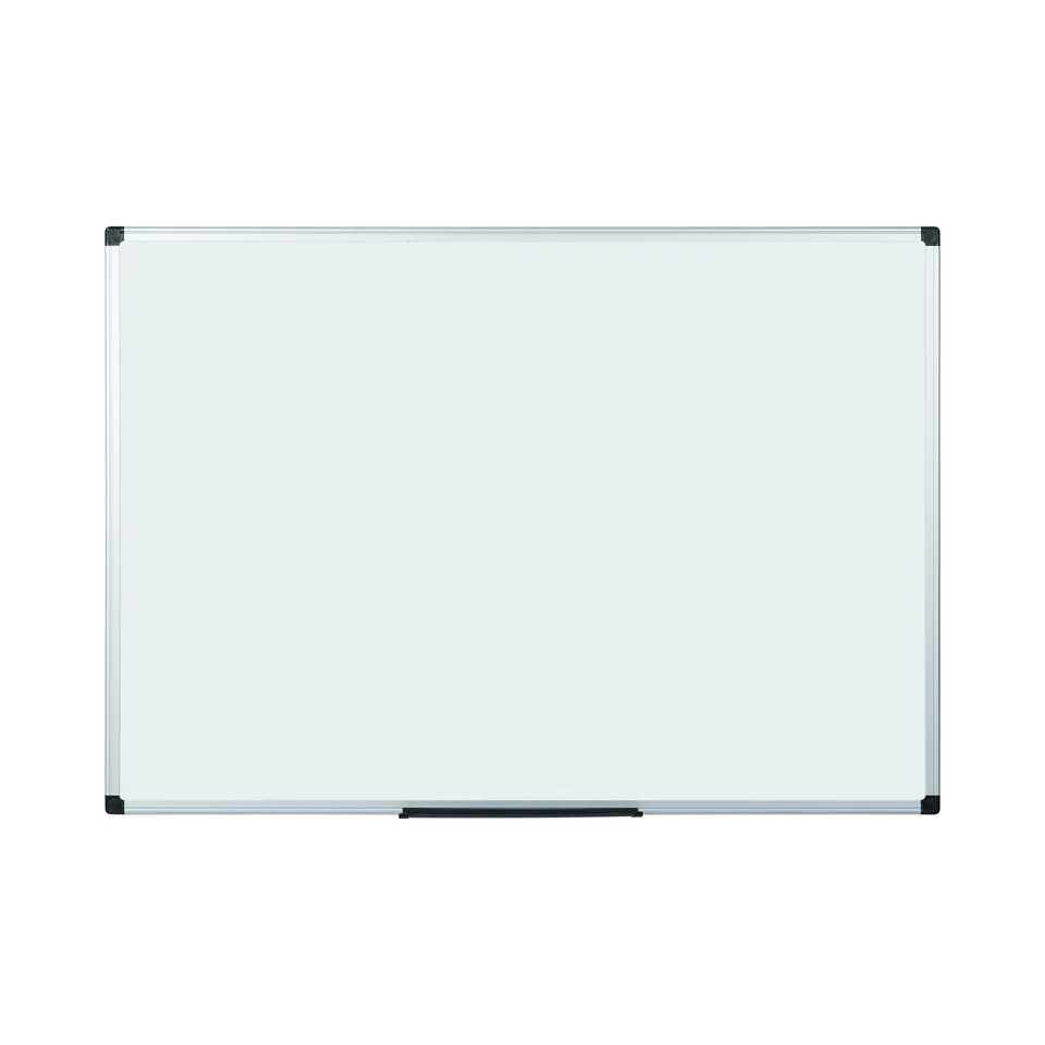 bi-office-maya-tableau-blanc-magn-tique-105-x-75-cm-acier-laqu-cadre-aluminium image 1