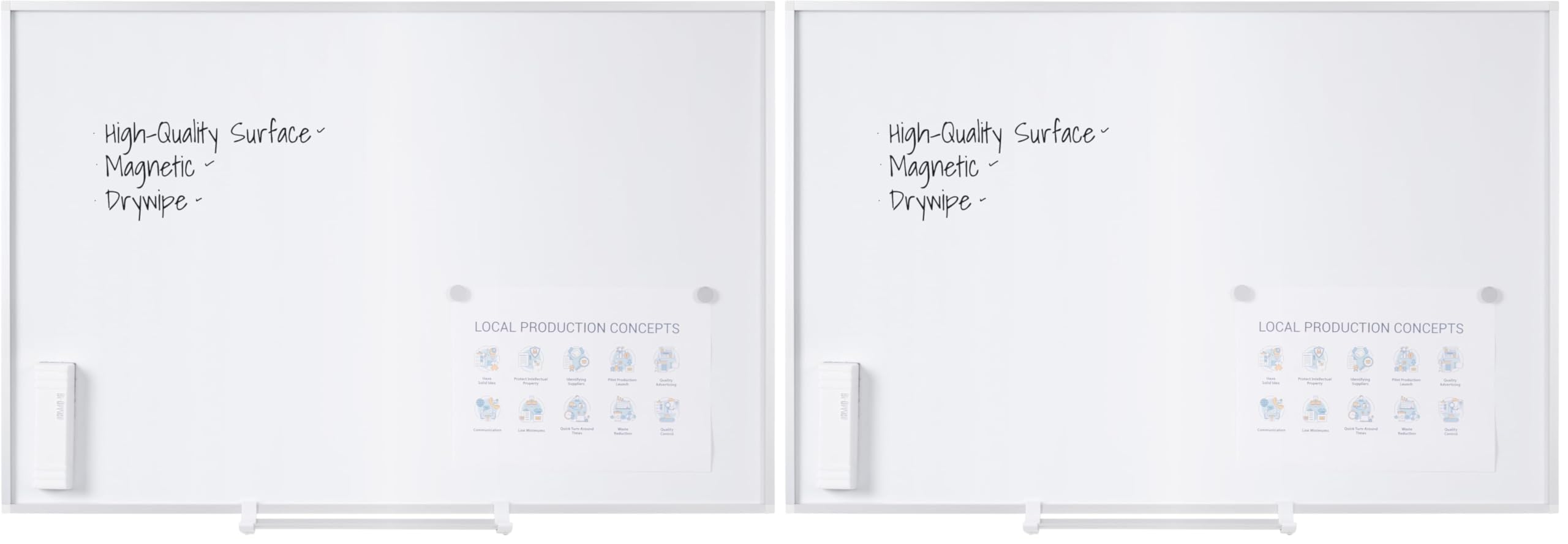 bi-office-new-generation-a9-tableau-blanc-magn-tique-60-x-45-cm-cadre-aluminium image 8