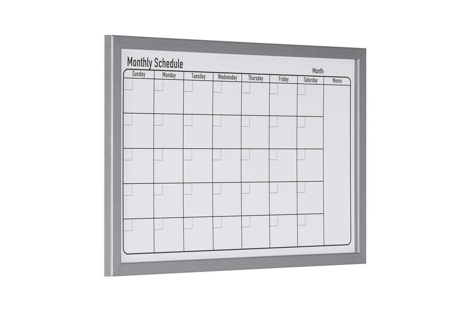 bi-office-tableau-magn-tique-planning-mensuel-cadre-effet-bois-gris image 5