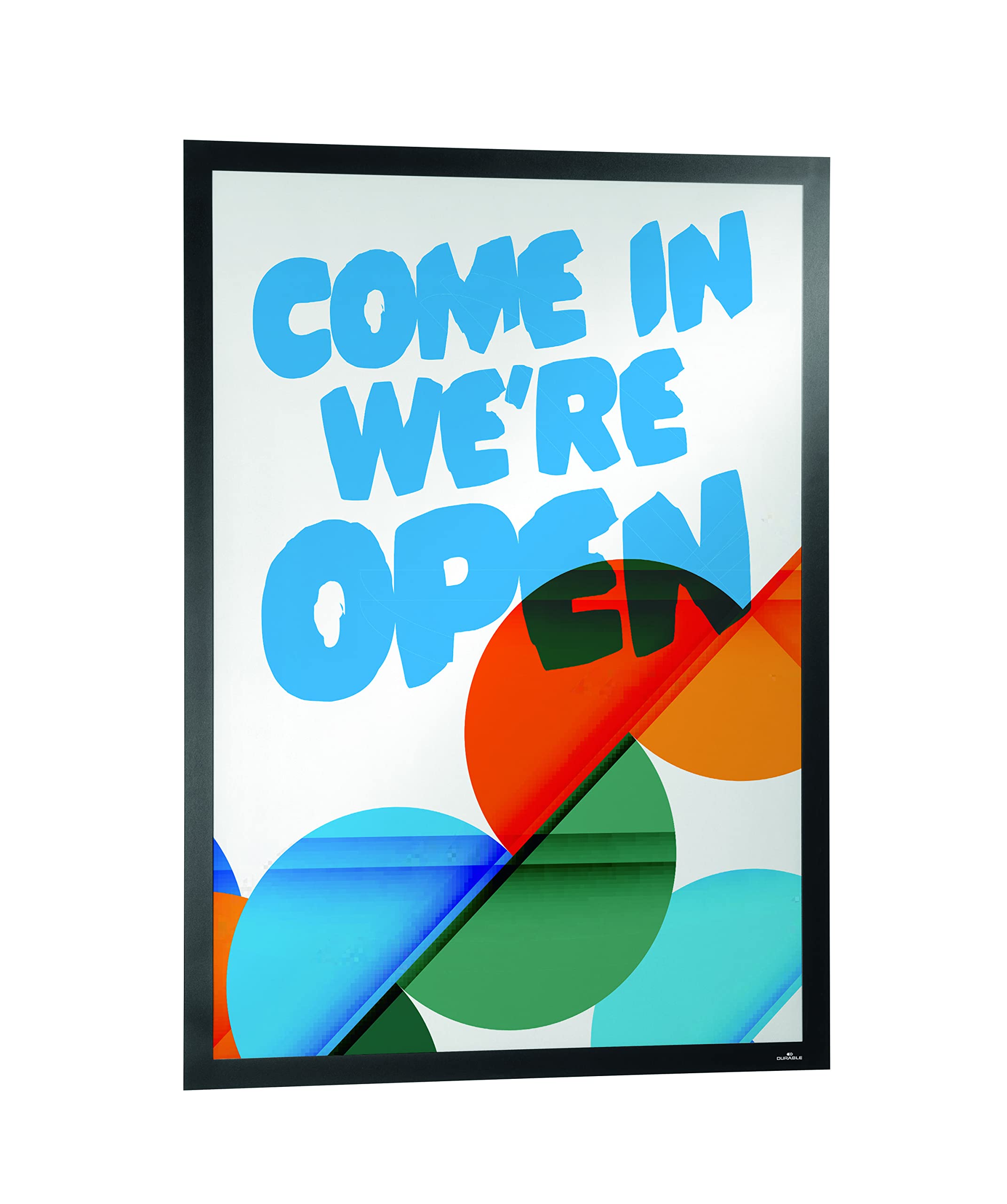 durable-duraframe-poster-505401-cadre-d-affichage-adh-sif-50-x-70-cm-noir image 1