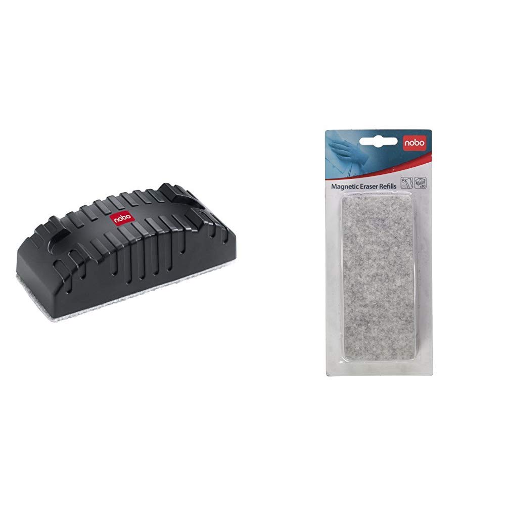 nobo-recharges-pour-effaceur-magn-tique-tableaux-blancs-lot-de-10 image 2