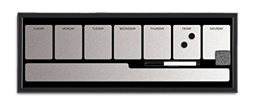 bi-office-maya-tableau-planning-semainier-horizontal-60-x-20-cm-cadre-noir image 2