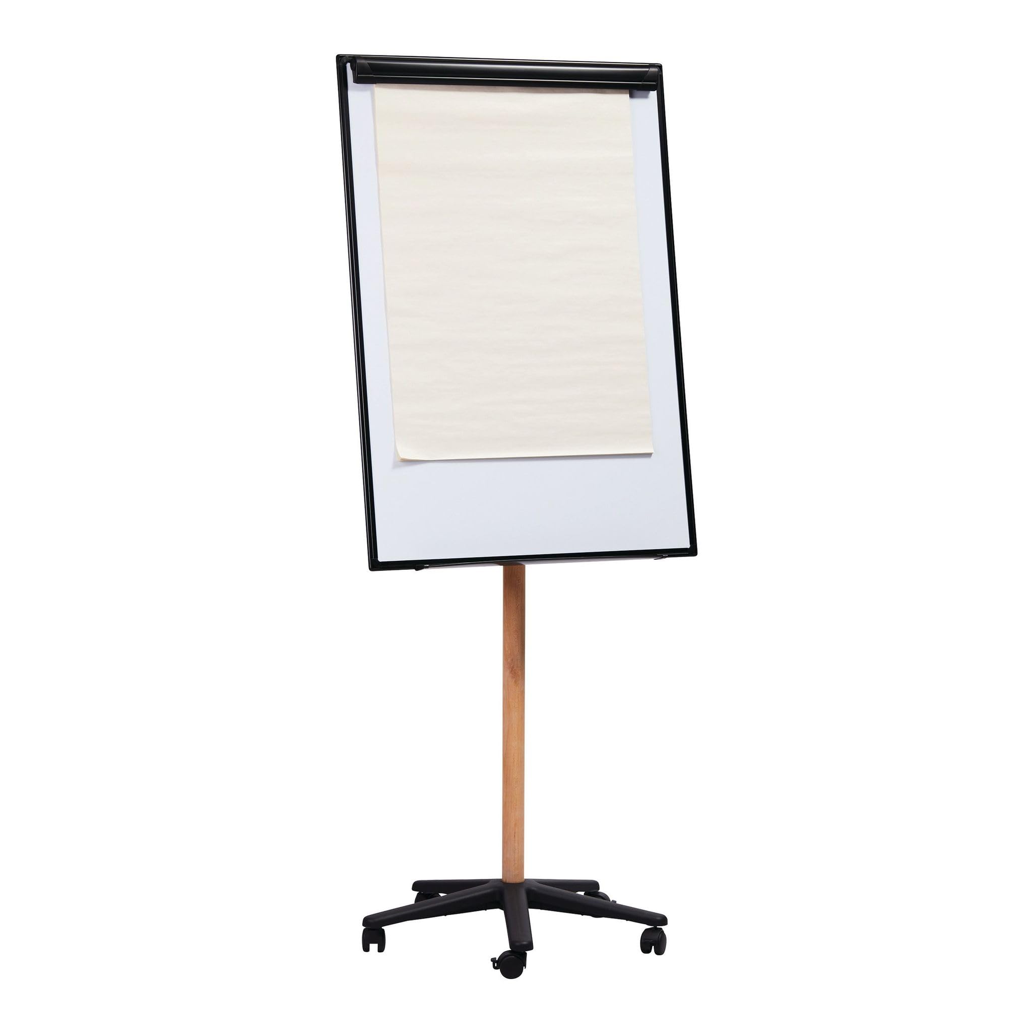 bi-office-essence-chevalet-de-conf-rence-mobile-magn-tique-cadre-alu-noir-et-boi image 4