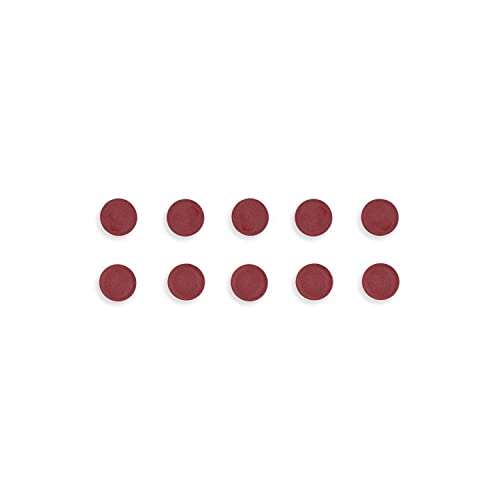 bi-office-aimants-ronds-30-mm-pour-tableau-blanc-magn-tique-lot-de-10-rouges image 3