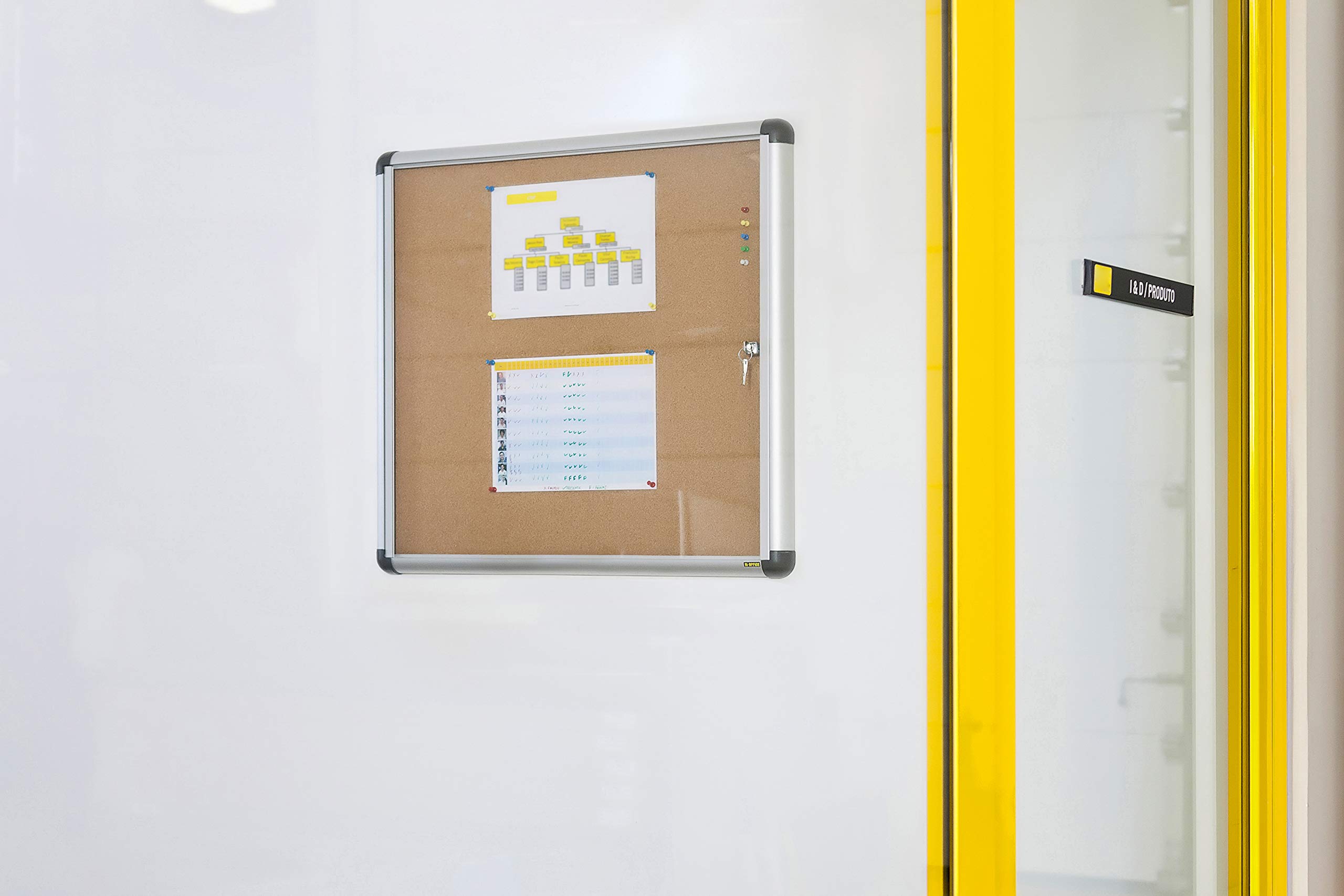 bi-office-enclore-extra-vitrine-d-affichage-int-rieur-li-ge-verrouillable-6-x-a4 image 7