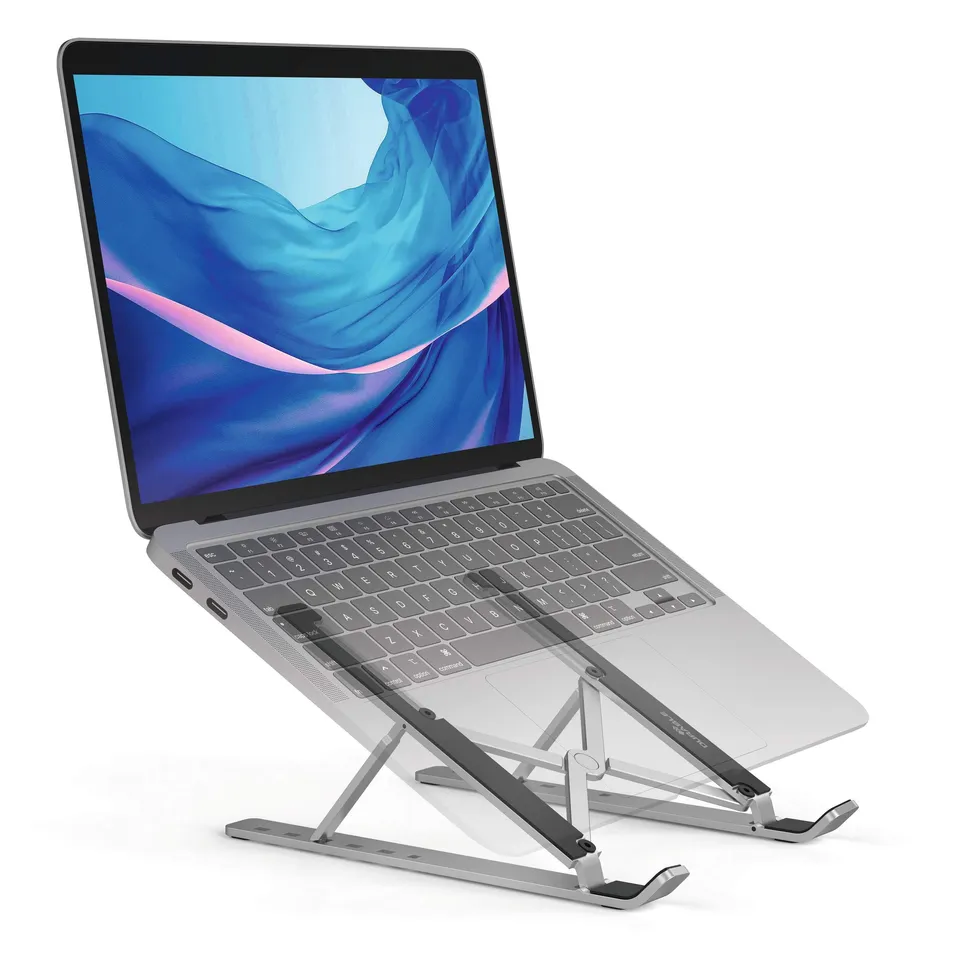 durable-505123-support-pliable-pour-ordinateur-portable-15-pouces-argent-m-talli image 1