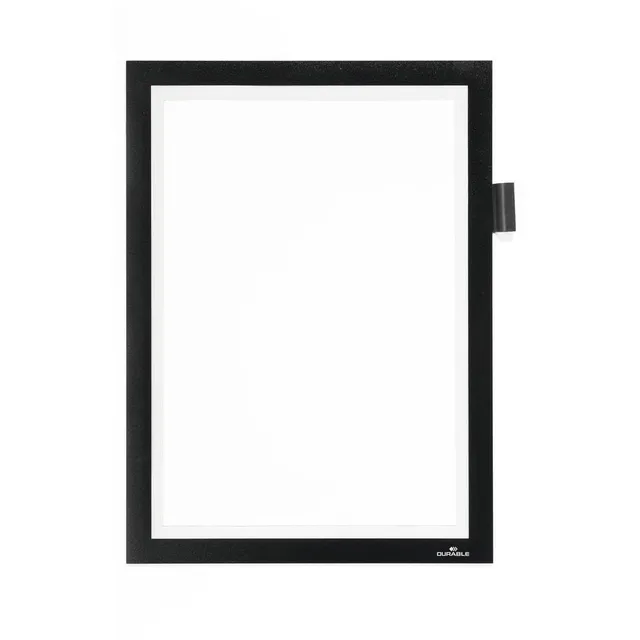 durable-duraframe-note-cadre-d-affichage-a4-magne9tique-noir-499301-avec-porte-s image 1