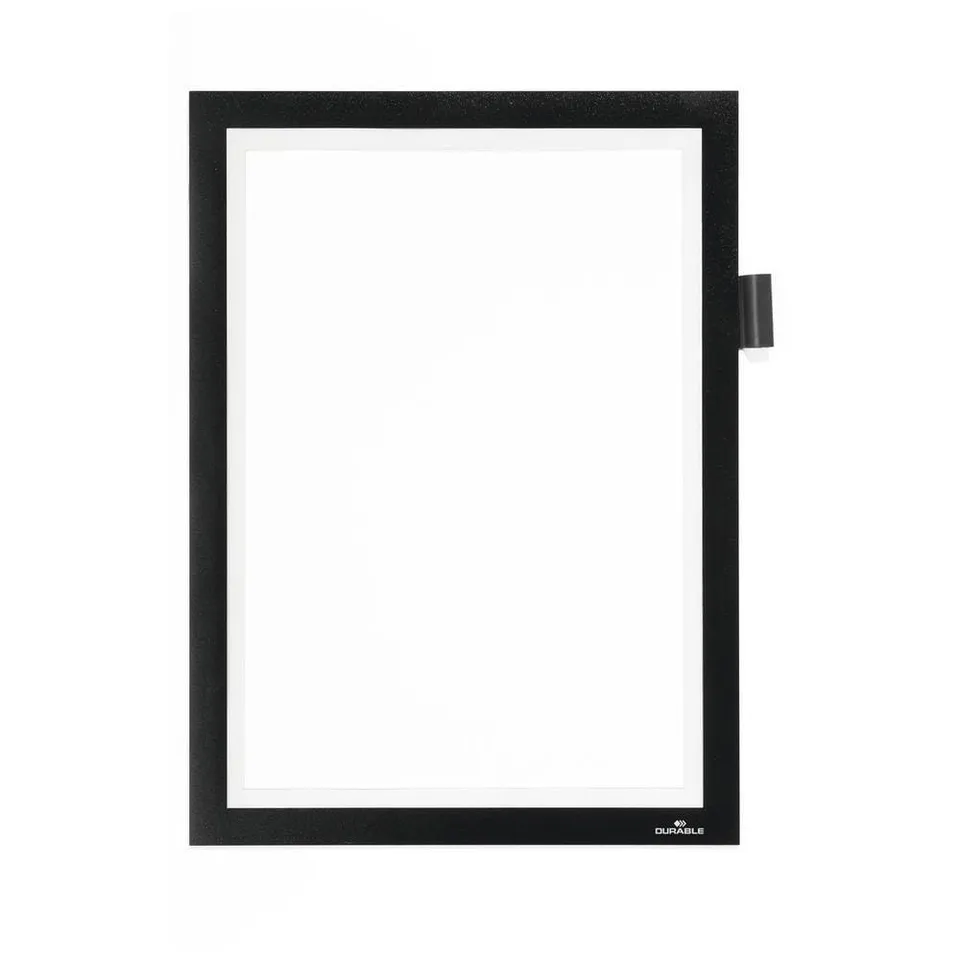 durable-duraframe-note-cadre-d-affichage-a4-magne9tique-noir-499301-avec-porte-s image 1