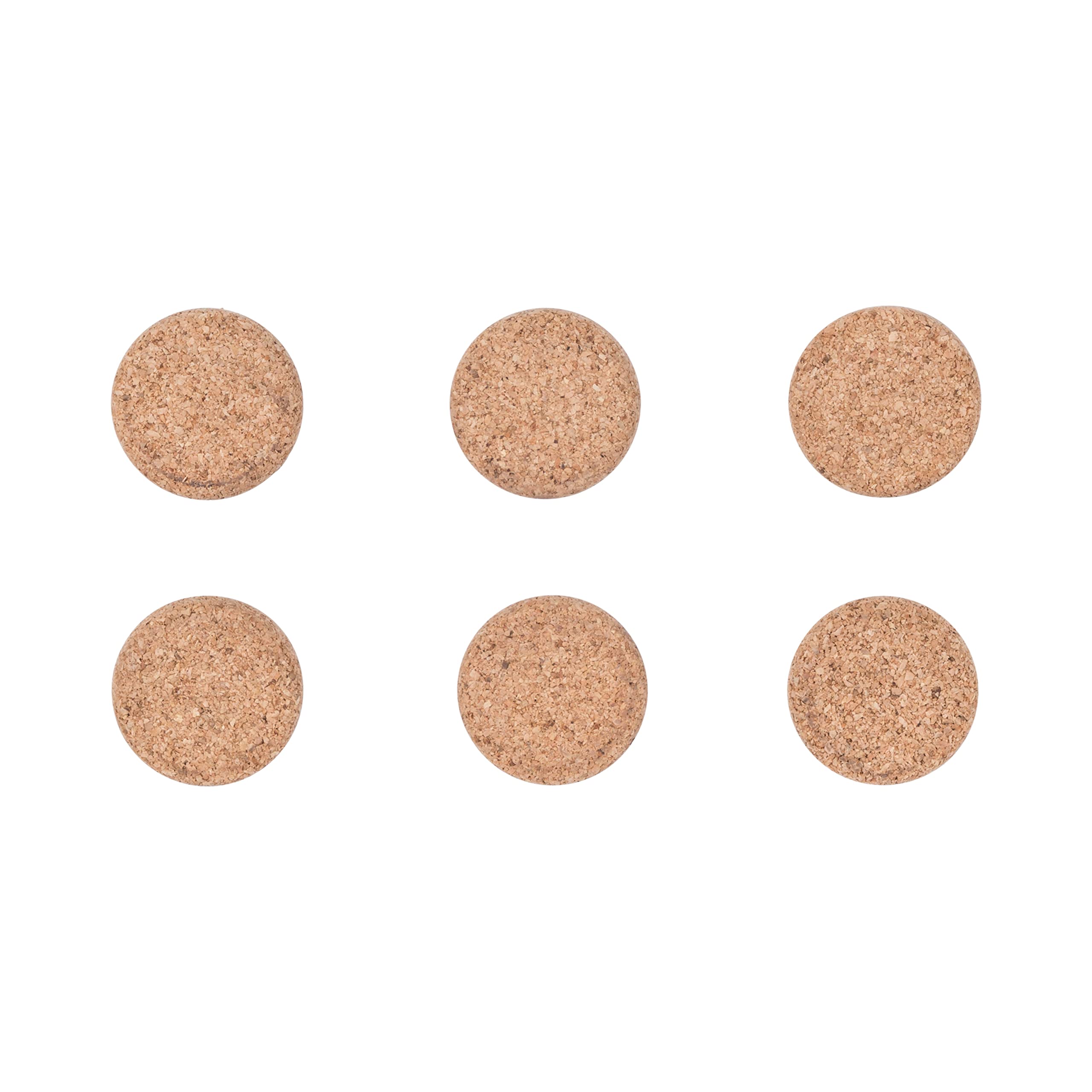 bi-office-pack-de-6-aimants-ronds-en-li-ge-2-5-cm image 2