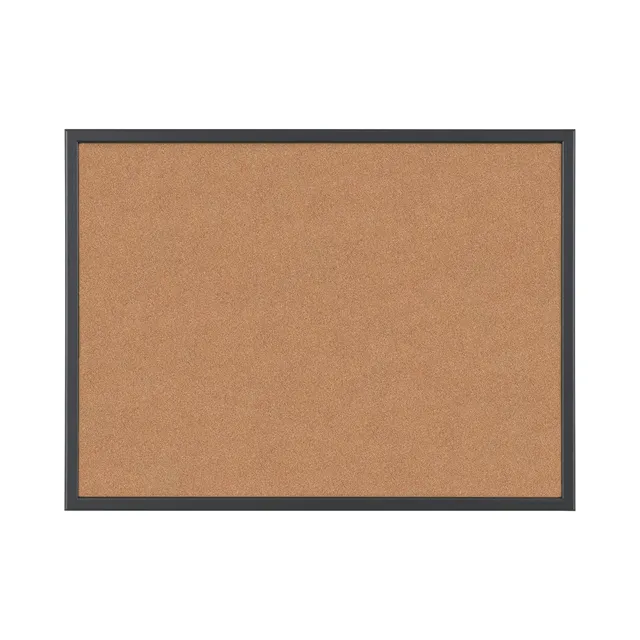 bi-office-basic-tableau-d-affichage-en-li-ge-avec-cadre-en-mdf-noir-60-x-40-cm image 1