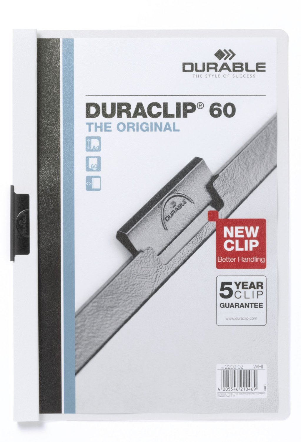 durable-duraclip-30-chemise-clip-30-feuilles-a4-coloris-assortis image 6