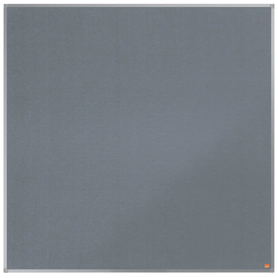 nobo-essence-tableau-d-affichage-feutre-1200-x-1200-mm-cadre-aluminium-gris-1915 image 1