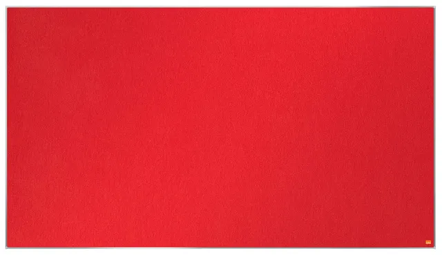 nobo-impression-pro-tableau-d-affichage-feutre-widescreen-1550x870mm-rouge image 1