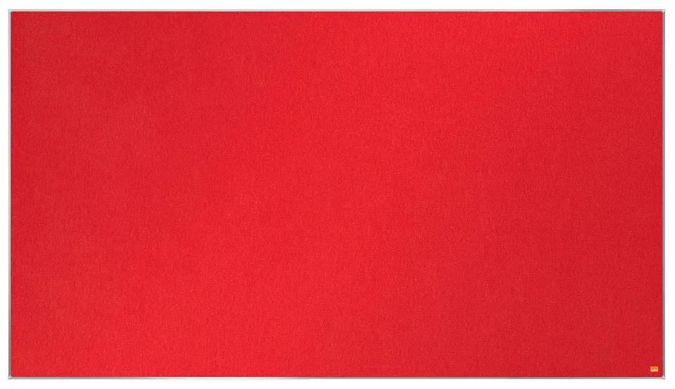 nobo-impression-pro-tableau-d-affichage-feutre-widescreen-1550x870mm-rouge image 1