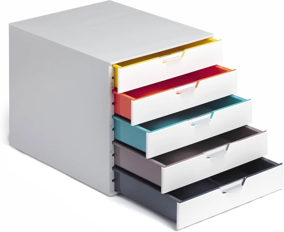 durable-varicolor-mix-10-module-de-classement-5-tiroirs-a4-multicolore-abs image 1