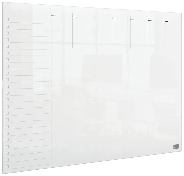 nobo-essence-mini-tableau-agenda-semainier-transparent-acrylique-a3-297-x-420-mm image 1