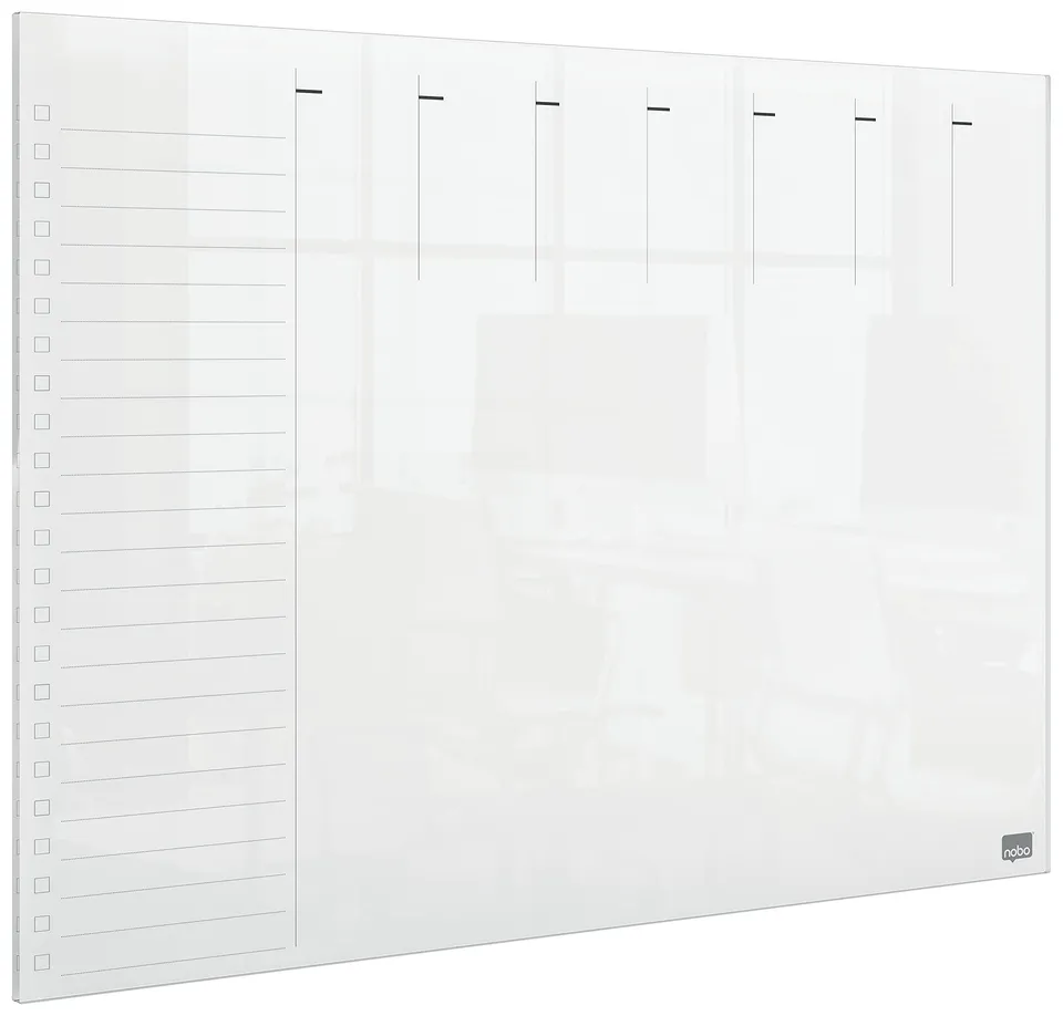 nobo-essence-mini-tableau-agenda-semainier-transparent-acrylique-a3-297-x-420-mm image 1