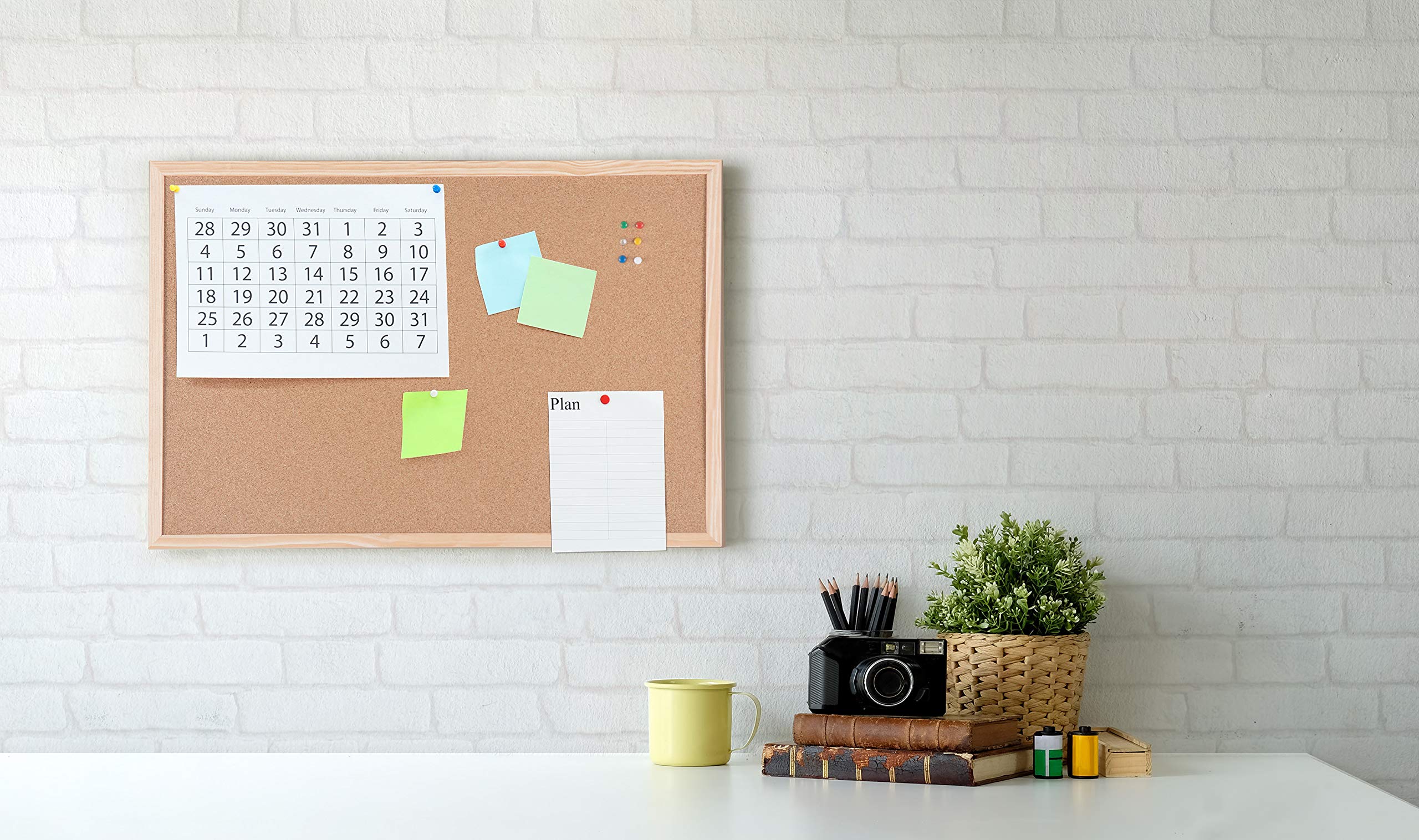 bi-office-budget-tableau-d-affichage-en-li-ge-double-face-60-x-40-cm-avec-cadre- image 6
