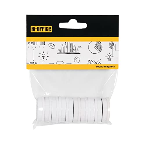 bi-office-lot-de-10-aimants-ronds-30-mm-blanc-pour-tableau-magn-tique image 4