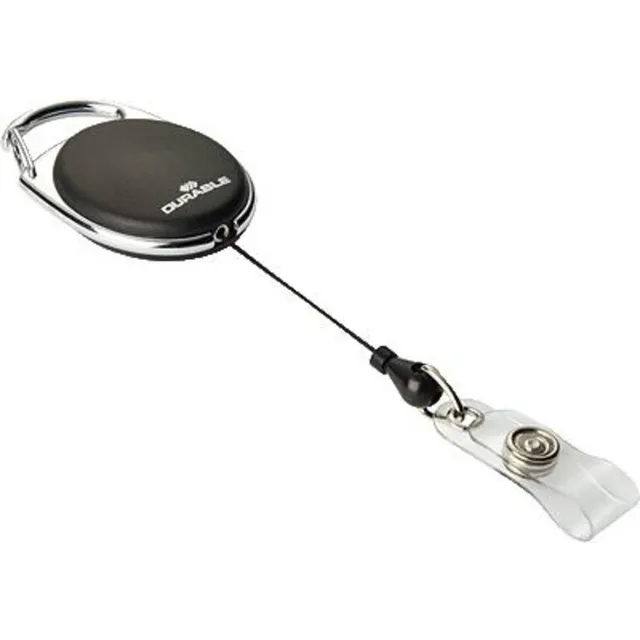 durable-style-enrouleur-porte-badge-r-tractable-80-cm-noir-bo-te-de-10 image 1