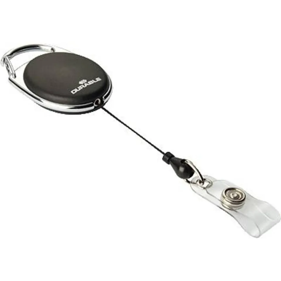 durable-style-enrouleur-porte-badge-r-tractable-80-cm-noir-bo-te-de-10 image 1