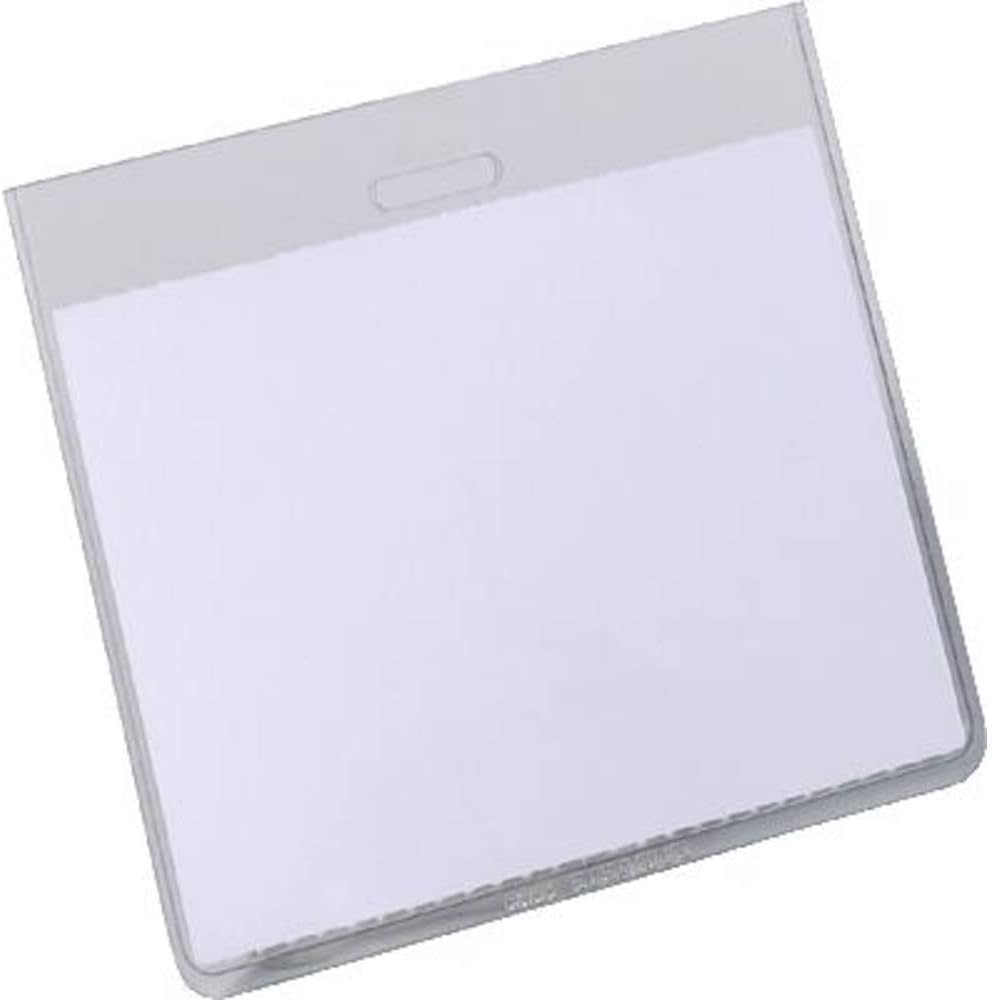 durable-porte-badge-rigide-ferm-90-x-60-mm-pvc-blanc-avec-bristol image 1