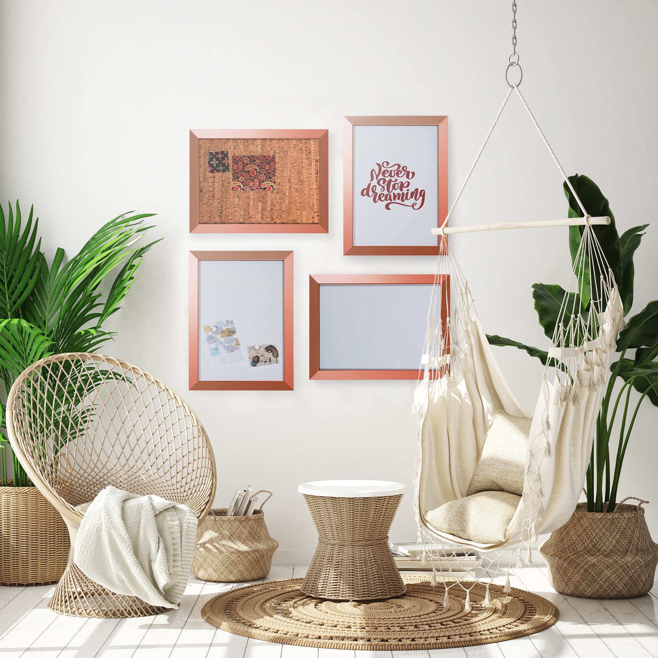 bi-office-tableau-blanc-magn-tique-kamashi-60x45-cm-cadre-mdf-finition-cuivre image 6