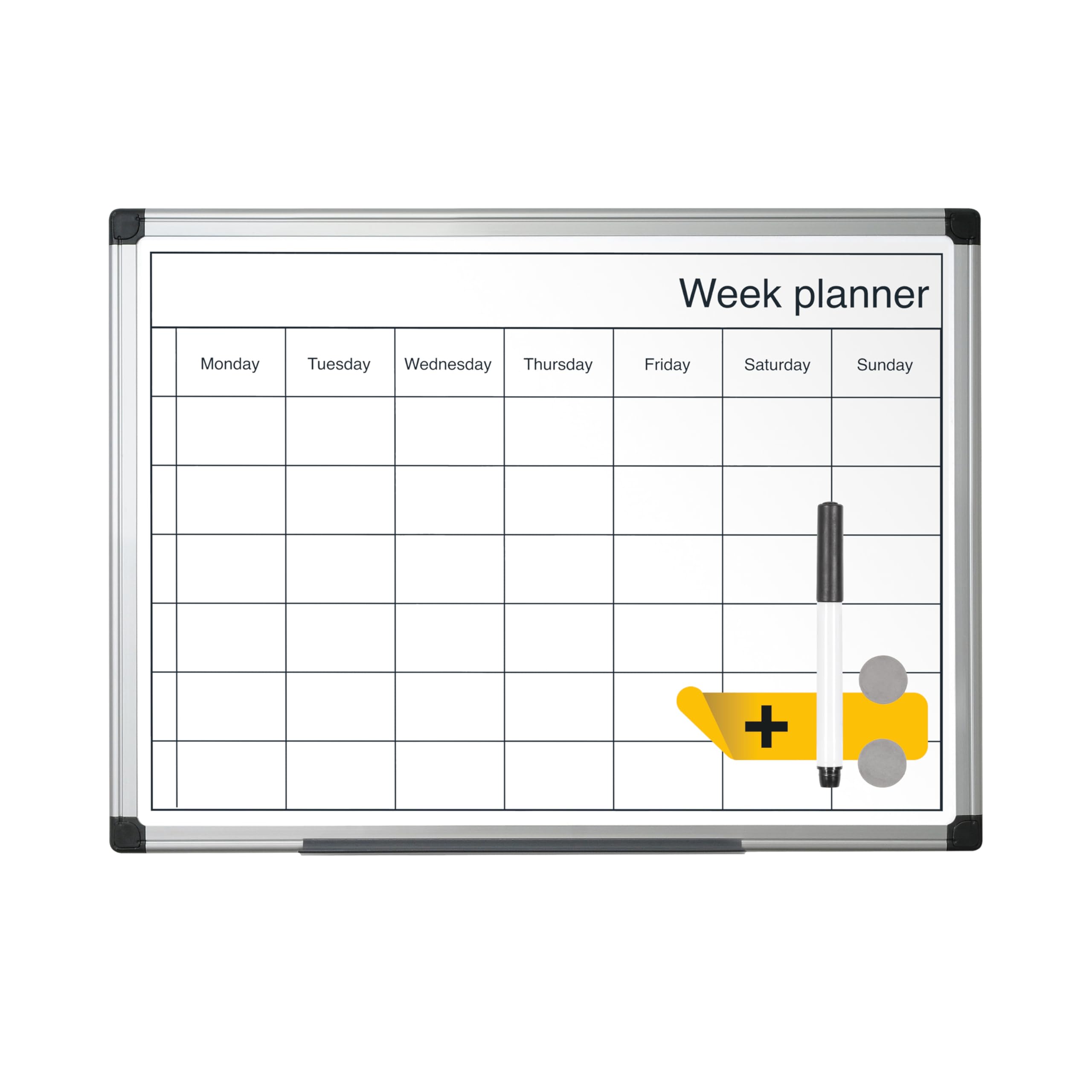 bi-office-maya-organisateur-mensuel-magn-tique-effa-able-60-x-40-cm-blanc image 1