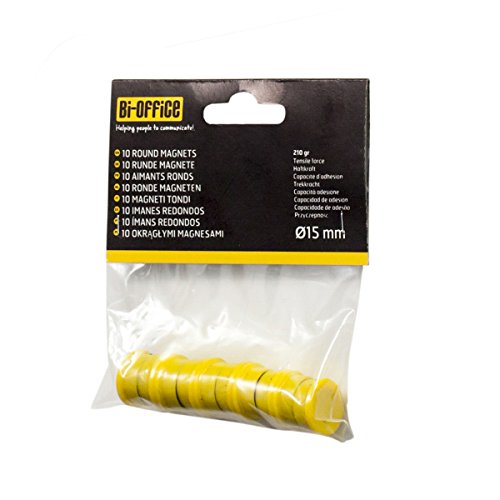 bi-office-maya-lot-de-10-aimants-ronds-20-mm-jaune image 6