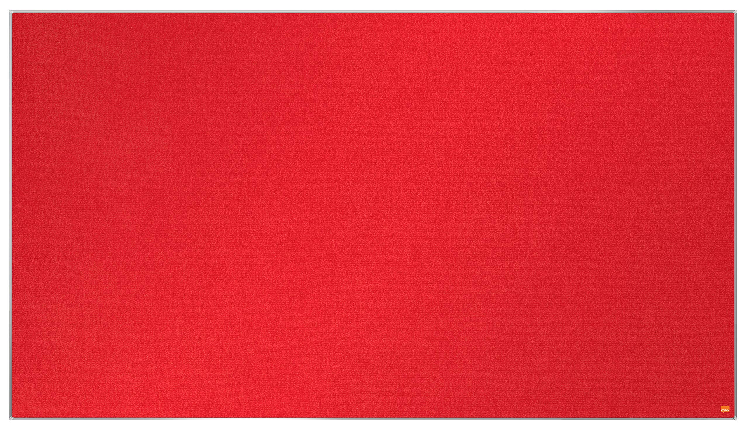 nobo-impression-pro-tableau-d-affichage-feutre-widescreen-1550x870mm-rouge image 1