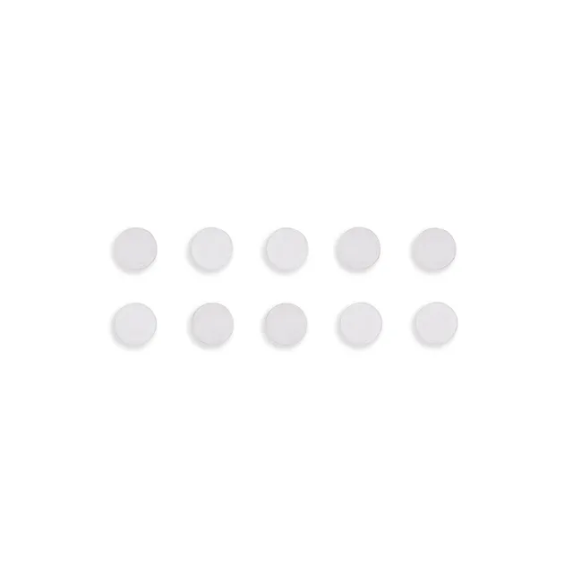 bi-office-lot-de-10-aimants-ronds-30-mm-blanc-pour-tableau-magn-tique image 1
