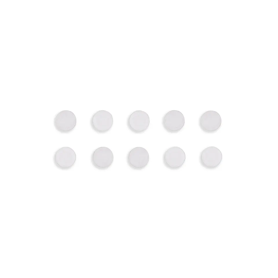 bi-office-lot-de-10-aimants-ronds-30-mm-blanc-pour-tableau-magn-tique image 1