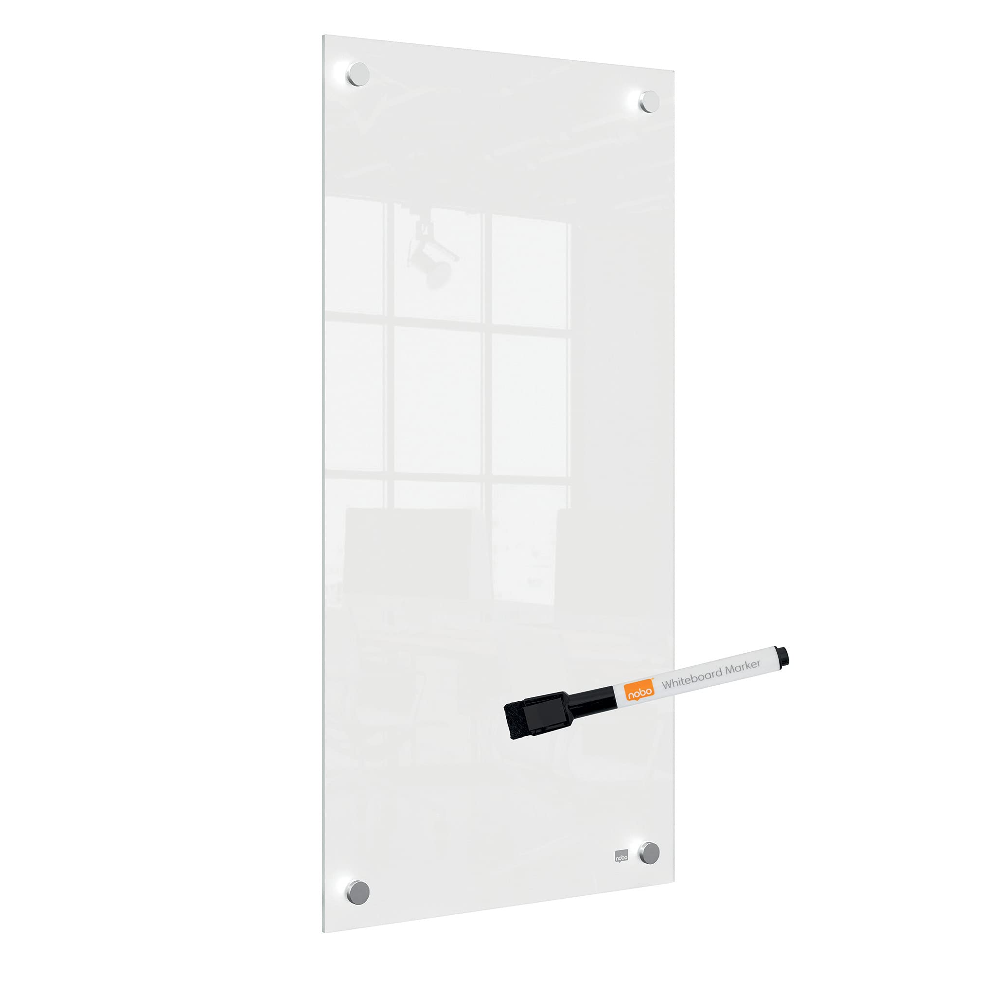 nobo-1915603-petit-tableau-en-verre-blanc-sans-cadre-300-x-600-mm-feutre image 5