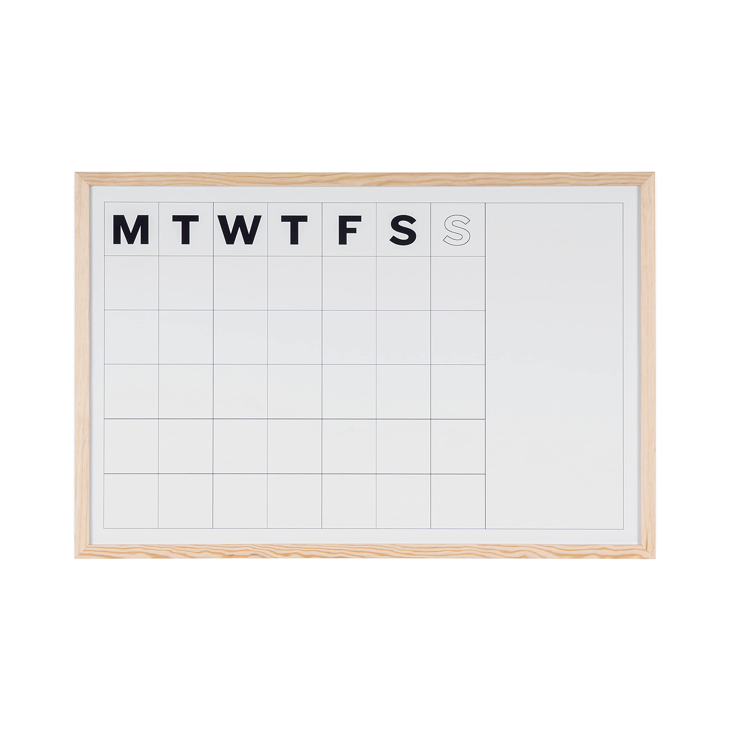 bi-office-maya-planning-mensuel-magn-tique-effa-able-90-x-60-cm-cadre-pin image 1