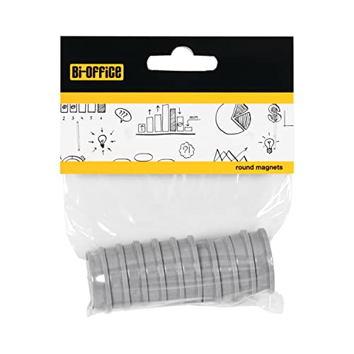 bi-office-lot-de-10-aimants-ronds-30-mm-gris-pour-tableau-blanc image 4