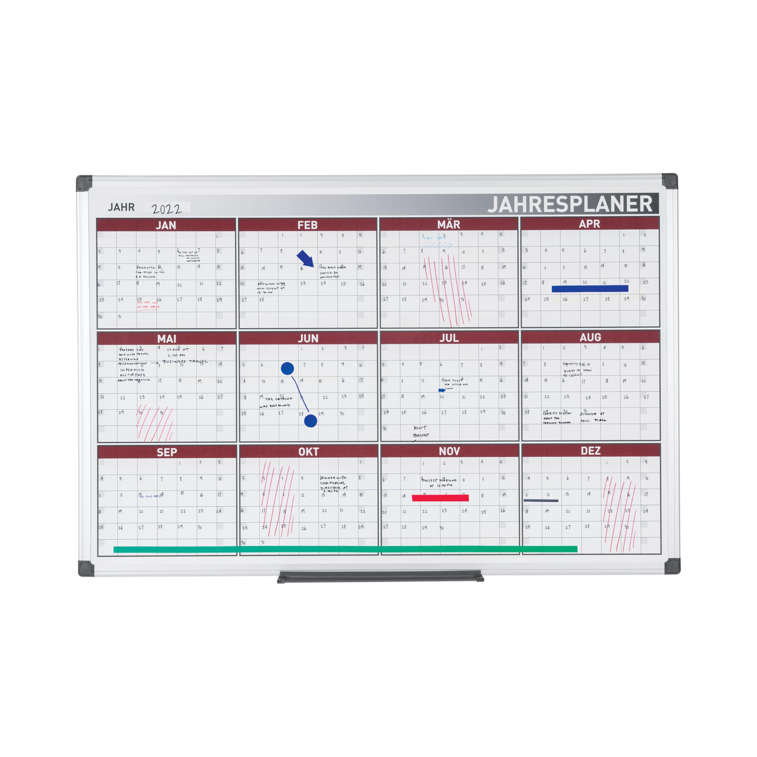 bi-office-maya-planificateur-annuel-magn-tique-12-mois-90-x-60-cm image 1