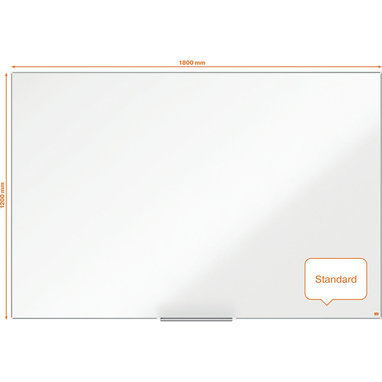 nobo-impression-pro-tableau-blanc-magn-tique-maill-1800-x-1200-mm-blanc image 5