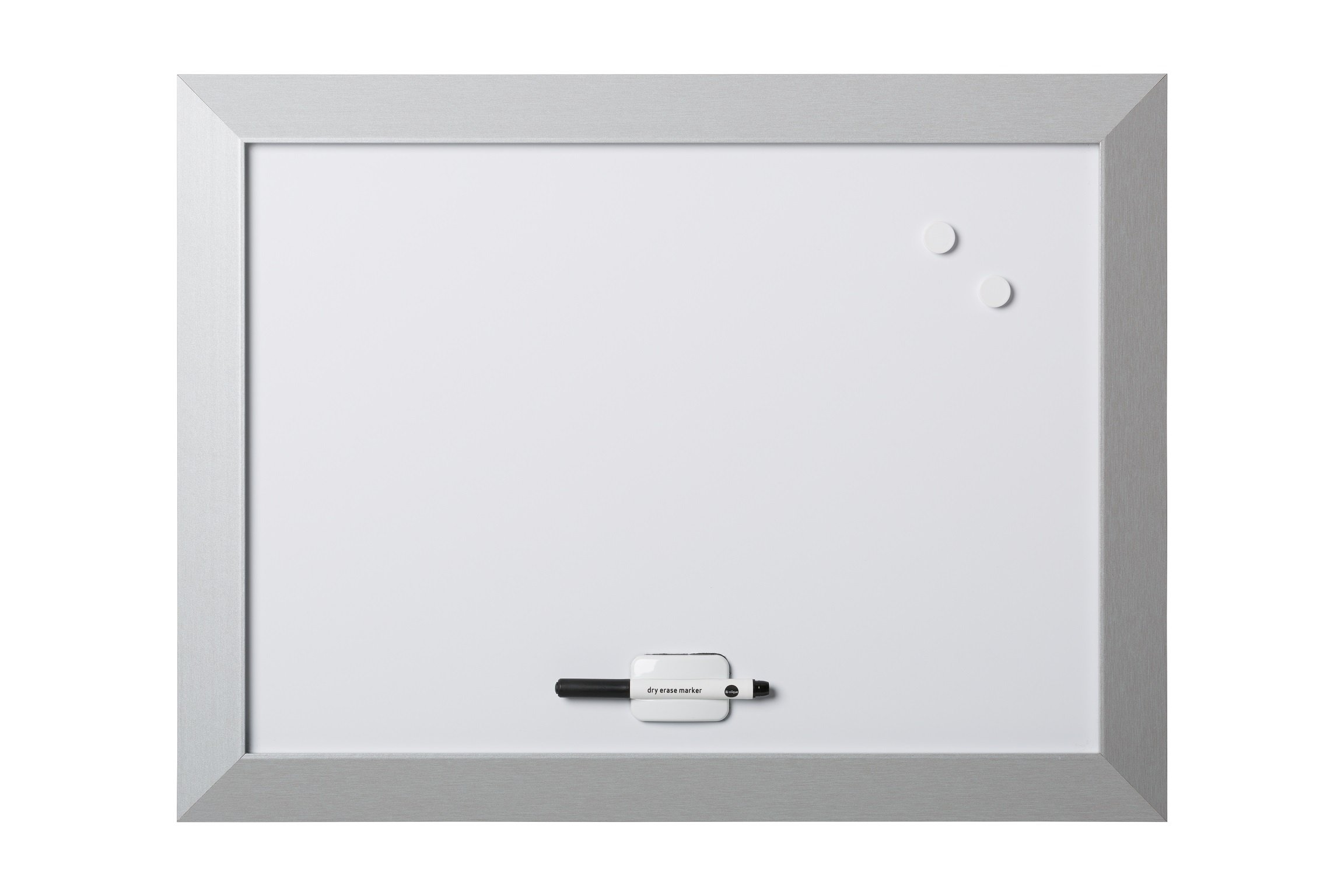 bi-office-kamashi-tableau-blanc-magn-tique-90-x-60-cm-cadre-mdf-argent image 7