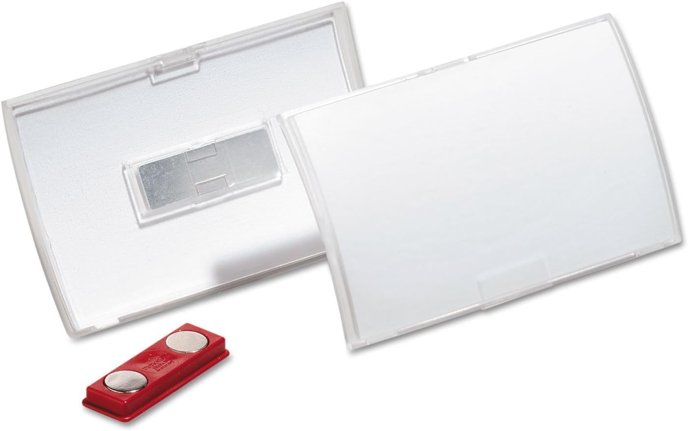 durable-click-fold-porte-badge-magn-tique-54-x-90-mm-transparent-bo-te-de-10 image 2