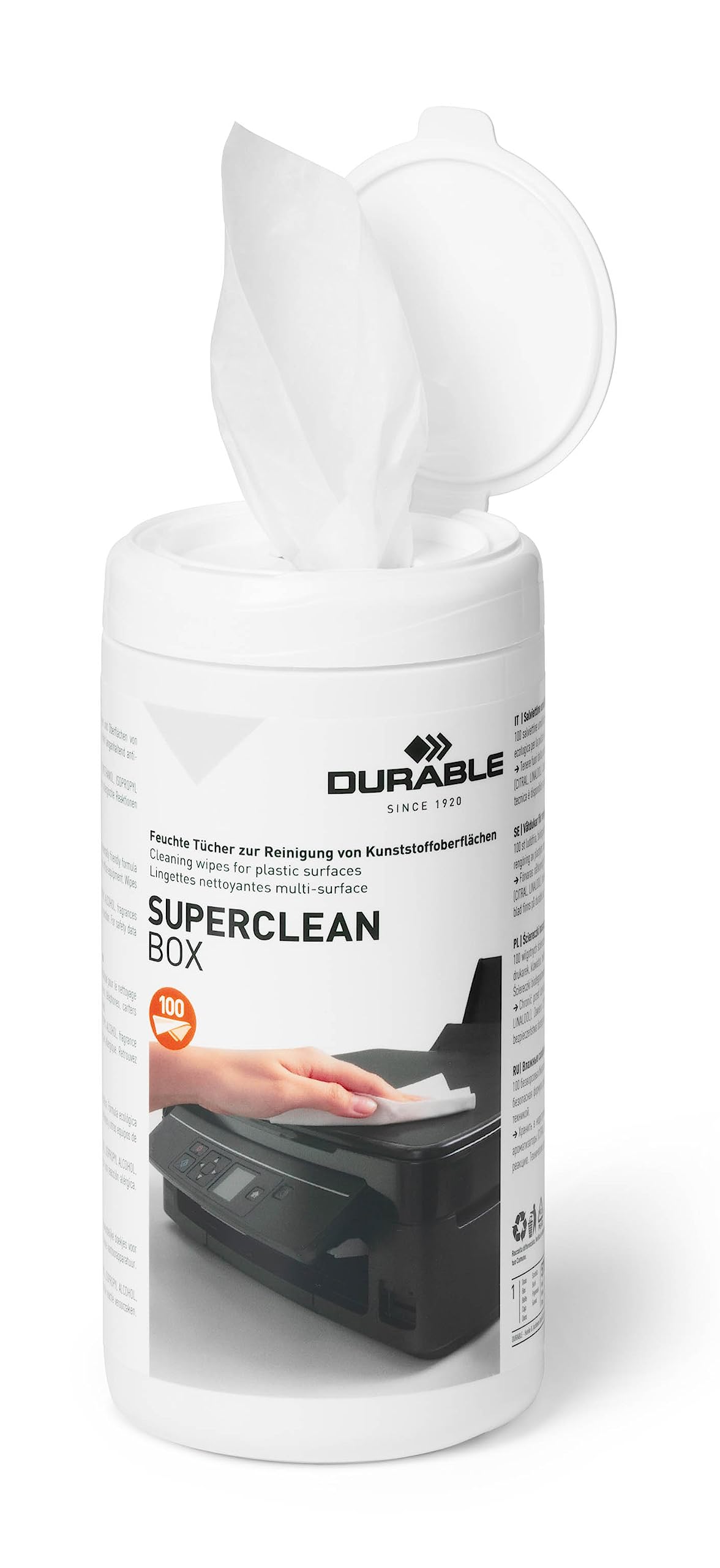 durable-superclean-578802-lingettes-nettoyantes-humides-bo-te-50-pi-ces image 6