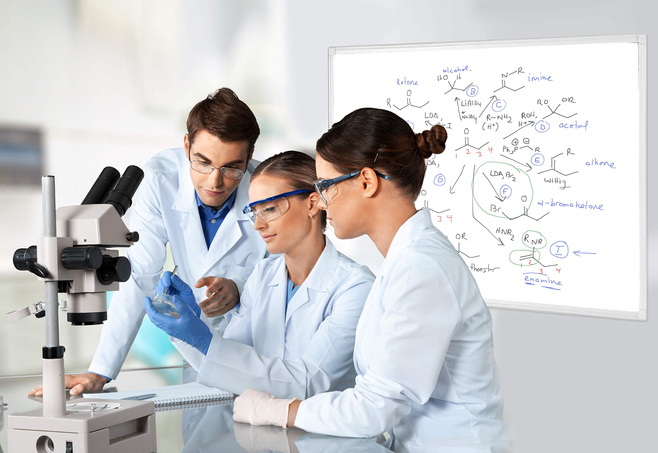 bi-office-maya-tableau-blanc-magn-tique-antimicrobien-60-x-45-cm-acier-laqu-cadr image 6