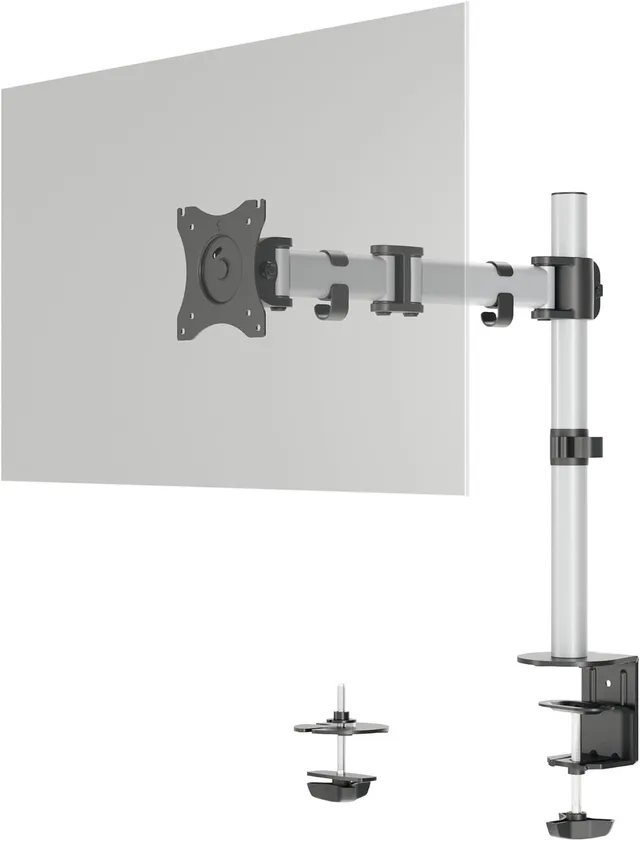 durable-select-bras-support-simple-cran-jusqu-27-pouces-8-kg-argent image 1