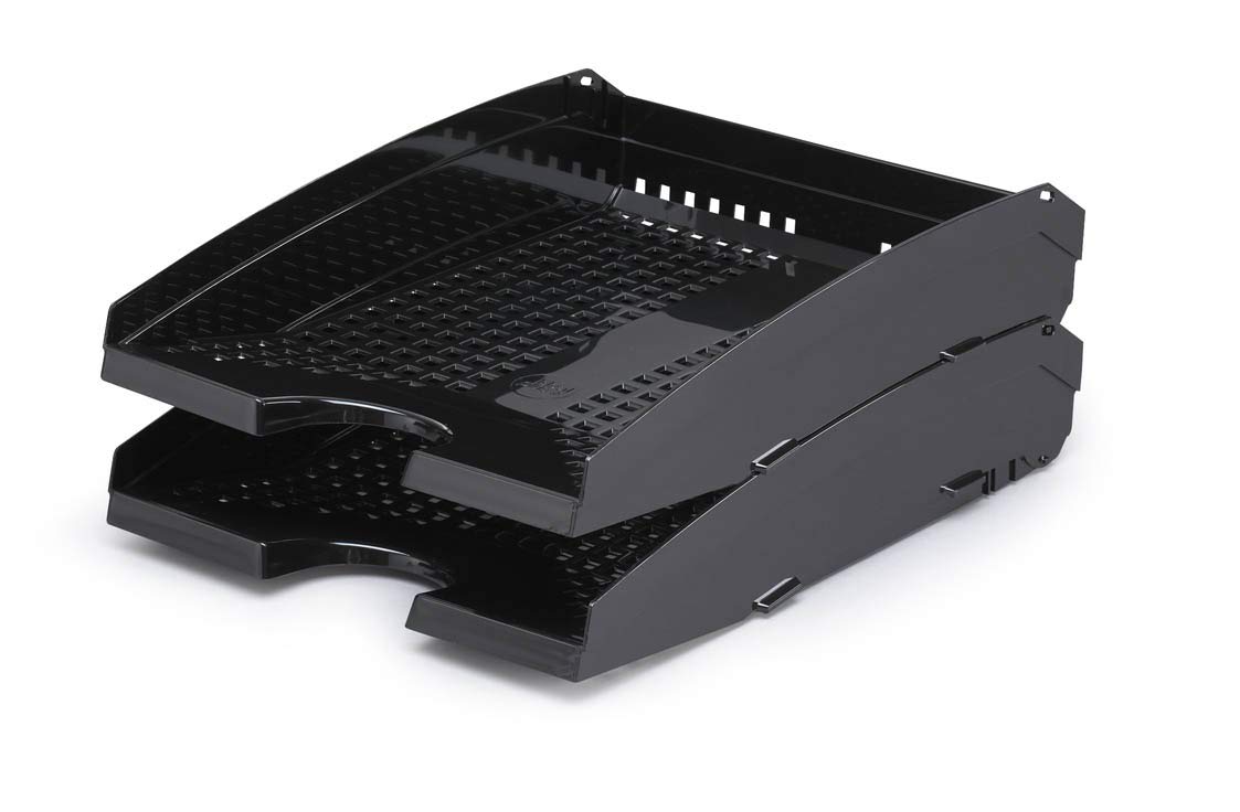 durable-trend-bac-courrier-a4-c4-empilable-lot-de-6-noir image 1