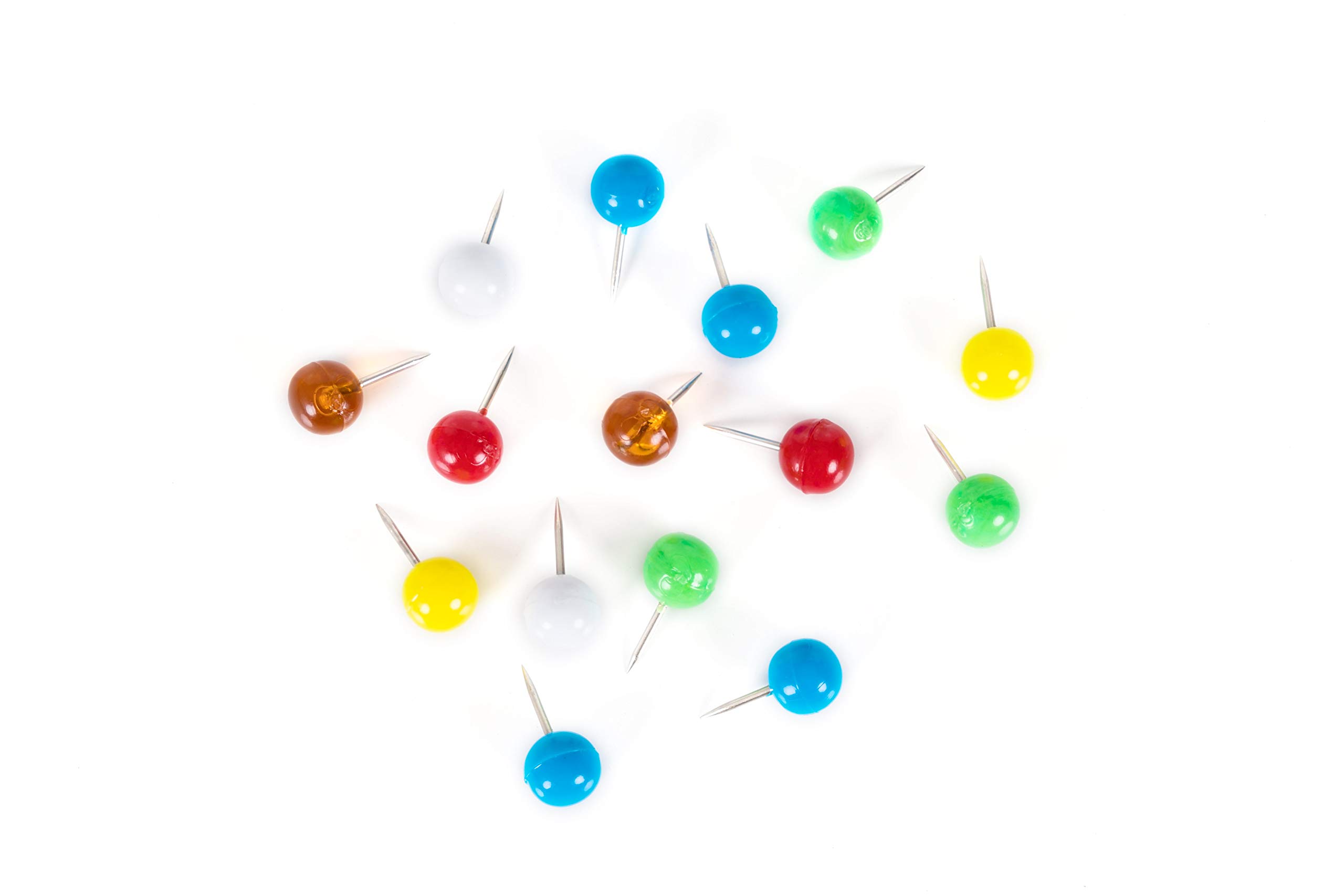 bi-office-essentials-lot-de-200-punaises-t-te-ronde-couleurs-assorties image 2