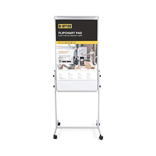 bi-office-duo-chevalet-de-conf-rence-mobile-magn-tique-r-versible-70-x-120-cm-bl image 6