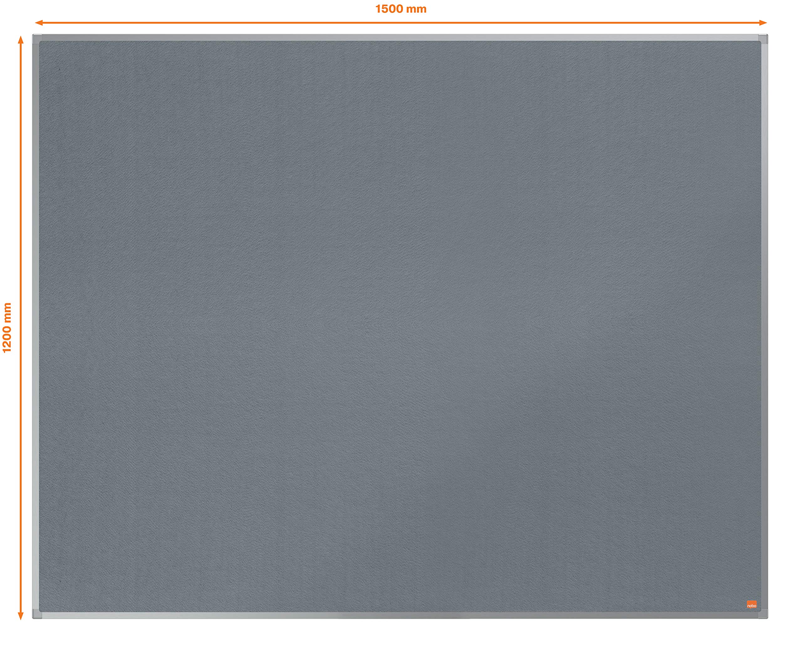 nobo-essence-tableau-d-affichage-feutre-1500-x-1200-mm-cadre-aluminium-gris-1915 image 3