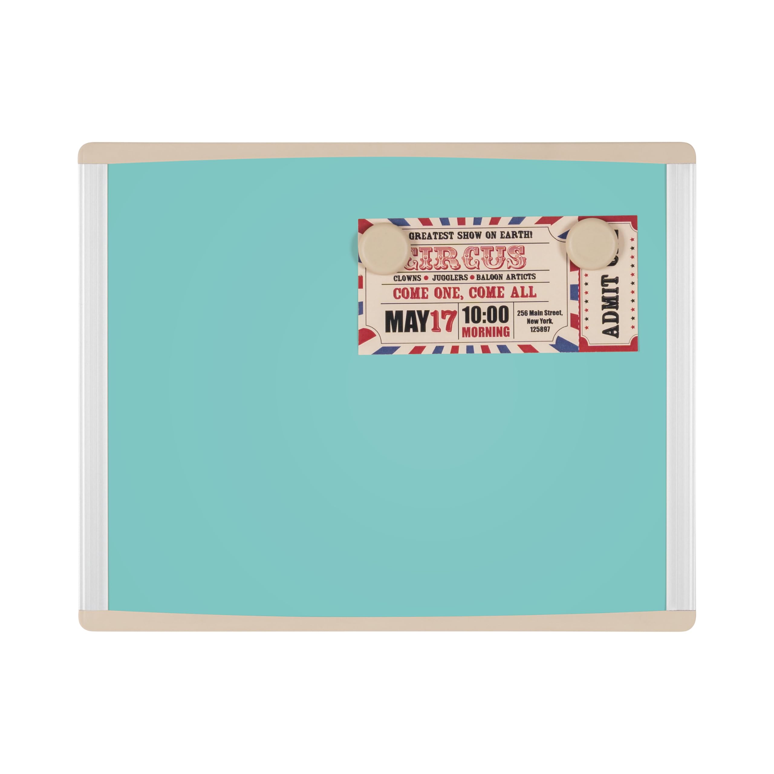 bi-office-inka-caribe-tableau-blanc-magn-tique-58x45-cm-acier-laqu-beige image 6