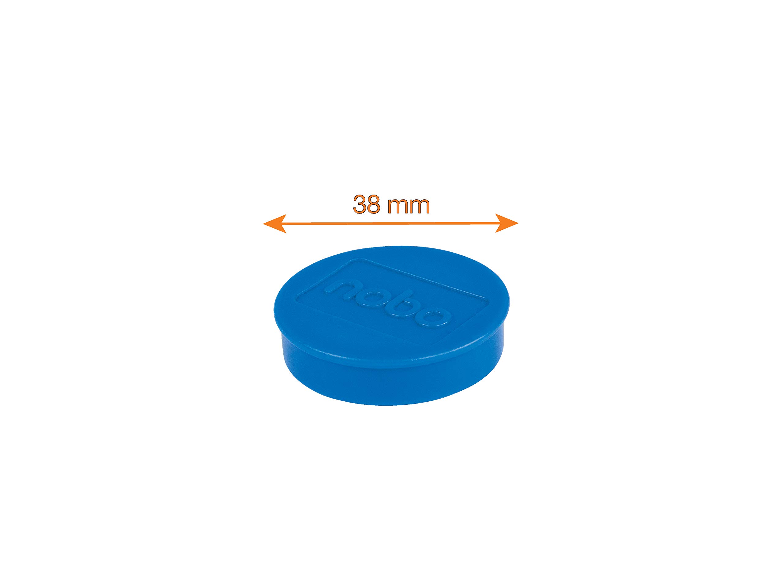nobo-jeu-de-10-aimants-pour-tableau-blanc-magn-tique-38-mm-bleu-1915313 image 3