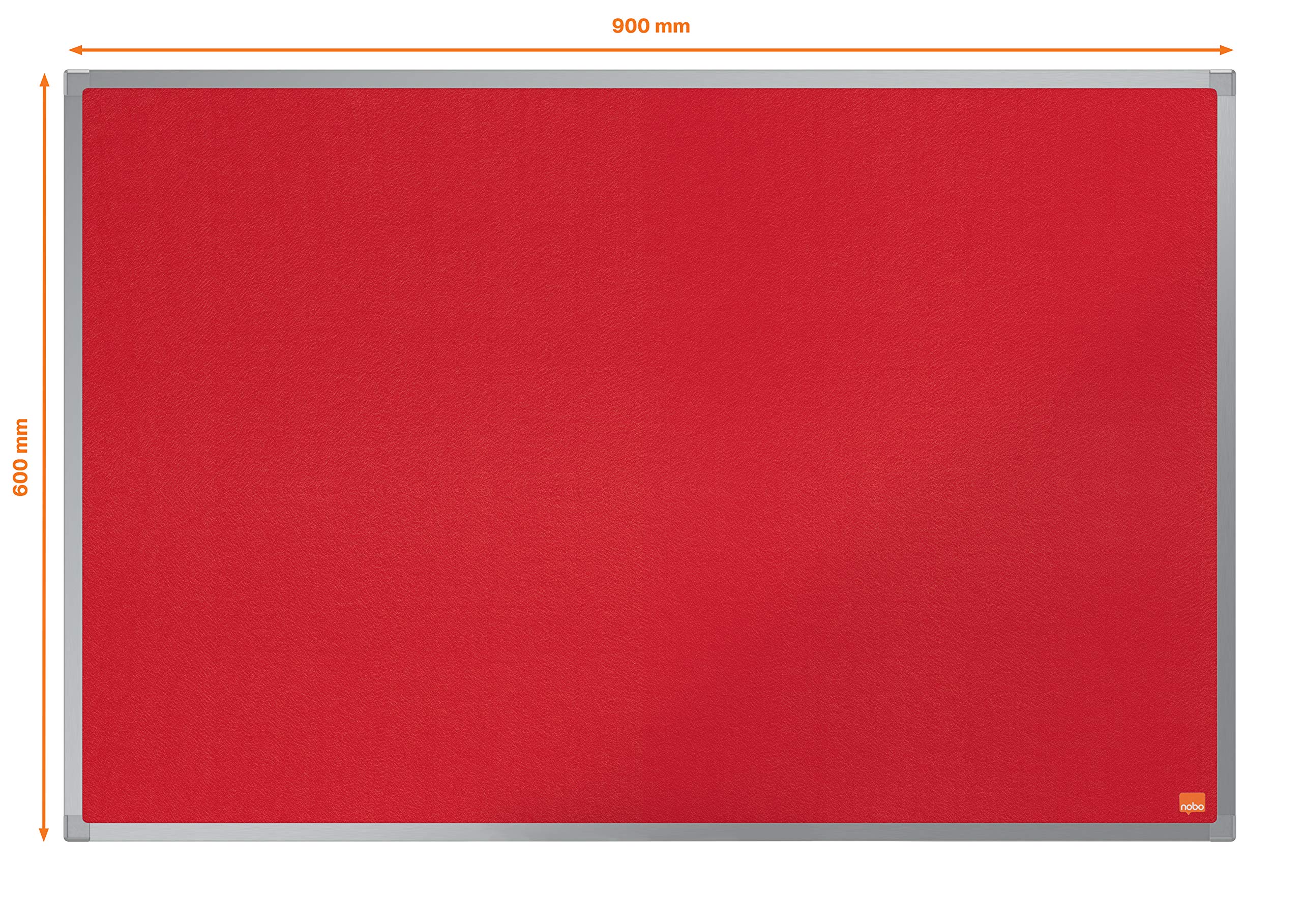 nobo-essence-tableau-d-affichage-feutre-900x600-mm-cadre-aluminium-rouge image 3
